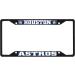 Houston Astros Metal License Plate Frame by Fan Mats - Black Finish | 31306 - Buy Online on GoSupps.com