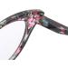 Fashionable Unisex Reading Glasses with Red Striped Frame - Clear Glare Protective +2.5 Magnification & Storage Etui - Buy Online on GoSupps.com