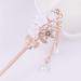Kukiwhy Rhinestone Pearl Flower Hair Stick Set for Women - Vintage Chinese Hair Chopsticks for Styling and Chignon - 4 Pcs (4 Styles) - Buy Online on GoSupps.com