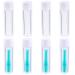 8 Piece Set Soft Contact Lens Green Inserter Remover Silicone Contact Lens Inserter Soft Contact Lens Remover Portable Travel Lens Remover for Daily Outdoor