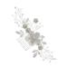 Beatifufu Flower Comb Bridal Hair Accessory Pearl Hair Accessories Hair Comb for Bride Wedding Hair Comb Wedding Hair Accessories for Brides Headpiece for Bride Bridal Headpiece Hair Jewelry