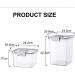 Sions Fully Transparent Rice Dispenser Grain Rice Storage Jar with Sealing Lid Large-Capacity Kitchen Airtight Storage Box Wide-Mouth Sealed Jar with Time Scale Green 17 * 24.2cm Green 17*24.2cm - Buy Online on GoSupps.com