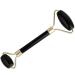 Rockcloud Natural Crystal Stone Roller Massager - Double Neck & Face Skincare Tool | Anti-Aging Wrinkle Healing with Black Obsidian - Buy Online on GoSupps.com