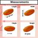 Opalite Crystal Worry Thumb Stone - Natural Healing Calming Reiki Stress Relief - Red Aventurine - Buy Online on GoSupps.com