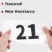 Azarxis Running Bib Competitor Numbers 001-50 with Safety Pins | Tyvek Tearproof Waterproof | Marathon Races Events - Buy Online on GoSupps.com