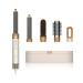 Luxx Luxx Air Pro 2 5in1 Pearl White Hair Dryer Brush Set Curling Iron and Blow Dryer Combo Kit 5 Attachments for All Hair Types Volumizer Hair Dryer and Smoothing Brush Ionic Technology 1200W