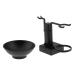 Premium Barber Alloy Shaving Brush Holder Rack Stand & Soap Dish Set - International Shipping Available - Buy Online on GoSupps.com