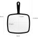 SDlumeiy Black Hand Mirror 12.6x9 inches - Beauty Barber Handheld Mirror 3pack - Buy Online on GoSupps.com