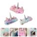Milist Unicorn Washing Strap - Soft Coral Fleece Spa & Skincare Headbands (3 Pack) for Makeup Shower & Bathing - Buy Online on GoSupps.com