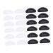 Iwowhero 12 sets of self-adhesive nose pads made of silicone repair set for sunglasses glasses nose pads anti-nose protection for glasses Schnapps glasses anti-nose pads slippery suite
