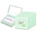 480Pcs Face Oil Blotting Sheets with Mirror Case and Powder Puff (80 Sheets/Set) Oil Control Film Blotting Paper Replacment for Clean & Clear Oil-Absorbing Sheets (AloeVera*6 Set)