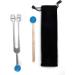 136.1 Hz Low-Frequency Aluminum Alloy C Tuning Fork with Hammer | Ideal for Body & Mind Cleansing - International Shipping - Buy Online on GoSupps.com