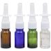 Nasal Spray Bottles 10ml - Refillable Glass Fine Mist Atomizer for Makeup Water & Travel - Blue Brown Green - Buy Online on GoSupps.com