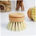 Bamboo Wok Brush Bamboo Dish Brush Bamboo Wok Cleaning Brush Bamboo Scrub Brush Eco-Friendly Dish Brush Replacement Heads - 5 Pieces Natural Sisal Hemp and Beech Wood Scrubbing Brushes - Buy Online on GoSupps.com