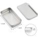 Empty Slide Top Tin Containers for Lip Balm & Crafts - 0.25oz 6 Pack | DIY Supply - Buy Online on GoSupps.com