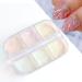 Chrome Nail Powder Set - Metallic Mirror Effect for Nail Art Gel Polish - 6 Colors Aurora Magic White Pearl Mica Powder - Iridescent Manicure Pigment - Buy Online on GoSupps.com