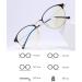 Dauco Round Blue Light Filter Glasses - Anti-Blue Light Computer & Gaming Glasses without Prescription - Buy Online on GoSupps.com
