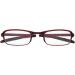 Folding Reading Glasses - Unisex Fashion Mini Glasses with Zipper Leather Case (Red 1.5) - Shop Internationally! - Buy Online on GoSupps.com