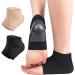 1 Pairs of Moisturizing Soft Gel Heel Socks Breathable Open Toe Socks for Dry Cracked Skin Hydrating Day and Night Care Skin Nude - Buy Online on GoSupps.com