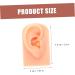 ULTECHNOVO Simulation Ear Model for Earring Display Practice - Khaki Silica Gel Artificial Ear Piercing Silicone Body Parts - Buy Online on GoSupps.com