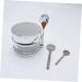 POPETPOP Cuill re De Soin Peau Pour Masque Facial Applicateur De Cr me Outil De Beaut Pour Cosm tiques 7.00X2.10X1.00CM argent - Buy Online on GoSupps.com