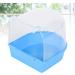Balacoo Caged Bird Bath Bird Cage Parrot Supplies Bathing Tub for Small Brids Canary Budgerigar Cockatiel Lovebird - Buy Online on GoSupps.com