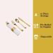 M Honor 10 Place Pre Rolled Gold Plastic Silverware for Weddings Parties Dinners. 30 Piece Set Service for 10. Wrapped Reusable Silverware Sets. Forks Knives and Spoons Rolled in A Napkin. - Buy Online on GoSupps.com