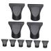 Angoily 10pcs Hair Dryer Nozzle Hair Styling Accessories Blow Dryer Attachment Styling Tool Adapter Flat