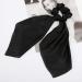ROWAG Black Silk Scarf Scrunchies for Women - Hair Ribbon Ponytail Holder and Hair Ties - Buy Online on GoSupps.com