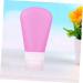 Amosfun 2pcs Leakproof Travel Containers Silicone Travel Bottles Leakproof Containers Shower Gel Bottle Size 1x2pcs Pinkx2pcs - Buy Online on GoSupps.com