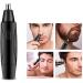 Shop Painless Ear Nose & Brow Trimmer for Men & Women - Battery Operated Nose Hair Clipper Kit in Black | International Shipping Available - Buy Online on GoSupps.com