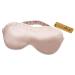 LULUSILK Mulberry Silk Sleep Eye Mask & Blindfold with Elastic Strap/Headband Soft Eye Cover Eyeshade for Night Sleeping Travel Nap (02-pink)