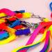 Hypeety Rainbow Design Pet Bird Harness & Leash | Outdoor Anti-Bite Training Rope for Macaw & Large Birds | Adjustable & Safe Parrot Leash (L 1.5cm 47.24in) - Buy Online on GoSupps.com