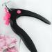 False Nail Clippers Stainless Steel Head Plastic Handle DIY Fake Manicure Trimmer Beginner Reusable Trimming Scissors Tool Black - Buy Online on GoSupps.com