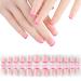 AJTUTUS/Box French Tip False s Press On False s Full Cover Stick On Ballerinas Artificial s