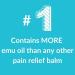 Banish My Pain Balm - Arnica Camphor & Emu Oil Concentrated Pain Relief Cream | Fast-Acting Arthritis & Fibromyalgia Relief for Muscles, Joints, Neck, Back, Knees - Buy Online on GoSupps.com