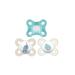 MAM Pacifier Newborn Variety Pack (1 Comfort 1 Perfect Start 1 Newborn Original Start) Best Pacifier for Breastfed Babies 0-3 Months Unisex 3-Pack