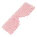Verdant Touch Jadestone Eye Flap - Cooling Blindfold for Tired Eyes & Dark Circles | Portable Pink Jadestone Relief - Buy Online on GoSupps.com