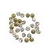 dijiusidy Nail Rhinestones Manicure Decorations Multiple-Shape Multi-color Glass DIY Decor Stickers Eye-catching Beauty Tools 6mmRuby Flower