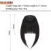 Elailite Real Human Hair French Bangs Clip in Extension - #1B Natural Black - Buy Online on GoSupps.com