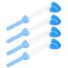 Verdant touch nose irrigation nozzle nose-water jet irrigation nozzle spare part 4 pieces nose rinsing for washing nasal water peaks beam for dental floss