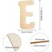30cm Large Wooden Letter E - Unfinished MDF for Crafts & Home Decor - Buy Online on GoSupps.com