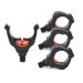Hirisi Tackle Carp Fishing Rod Holder Gripper for Rod Holder with Magic Magnet Clips Hold Your Fishing Rod 4 Pack