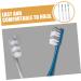 Buy Homsfou 4-Tooth Hygiene Toothbrush for Men - Lightweight Manual Travel Toothbrush | Adult Oral Care - Buy Online on GoSupps.com