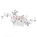 Bridal Flower Side Hair Clips Pearl Bridal Headpiece Wedding Hair Pins Accessories