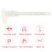 Symmetrical Eyebrow Measure Ruler - Plastic Tattoo Makeup Tool - Buy Online on GoSupps.com