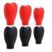 12 Pieces Dust Cover for Makeup Cosmetic Brush Protection Cleaning Mat for Makeup Brush Travel Brush Holder Cosmetic Brush Foundation Brush Silica Gel Makeup Brush Travel