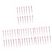 Housoutil 4 Sets Lip Gloss Brush Makeup Lip Gloss Nose Blackhead Remover Mini Lipsticks Makeup Eyeshadow Makeup Use Lipstick Brush Nose Cleaner Pad Miss Eye Shadow Brush Make up 5X1X0.5CMx4pcs Pinkx4pcs