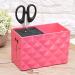 Salon Scissors Holder Rack Scissors Holder Box Professional Shear Holder Combs Clips Organizer Storage Box Hairdressing Tools Accessories Case for Hair Stylists and Hairdressers(Red) - Buy Online on GoSupps.com