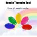 JETSNET Needle Threaders 35 PCS for Hand & Sewing Machines | Easy Embroidery Floss Tool w/ Clear Box | 5 Random Colors - Buy Online on GoSupps.com